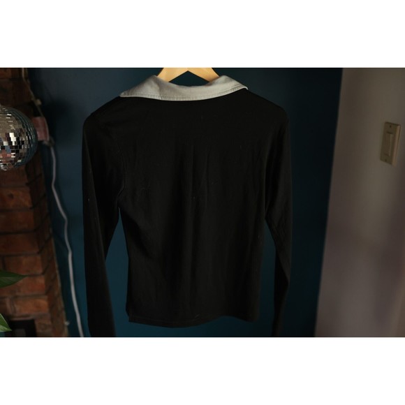 Smartwool woman's Black long sleeve with Gray Collar size S - Picture 5 of 8